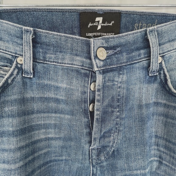 7 SEVEN For All Mankind Men Lux Performance Standard Size 36 x 32 Button fly - Picture 3 of 9